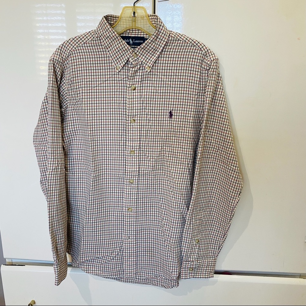 Beige pattern Ralph Lauren shirt